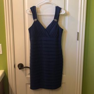 Royal blue formal dress
